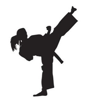 banniere horaires coup de pied de fille au taekwondo