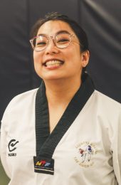 portrait d'une membre équipe de monrose taekwondo academie lyla bussieres